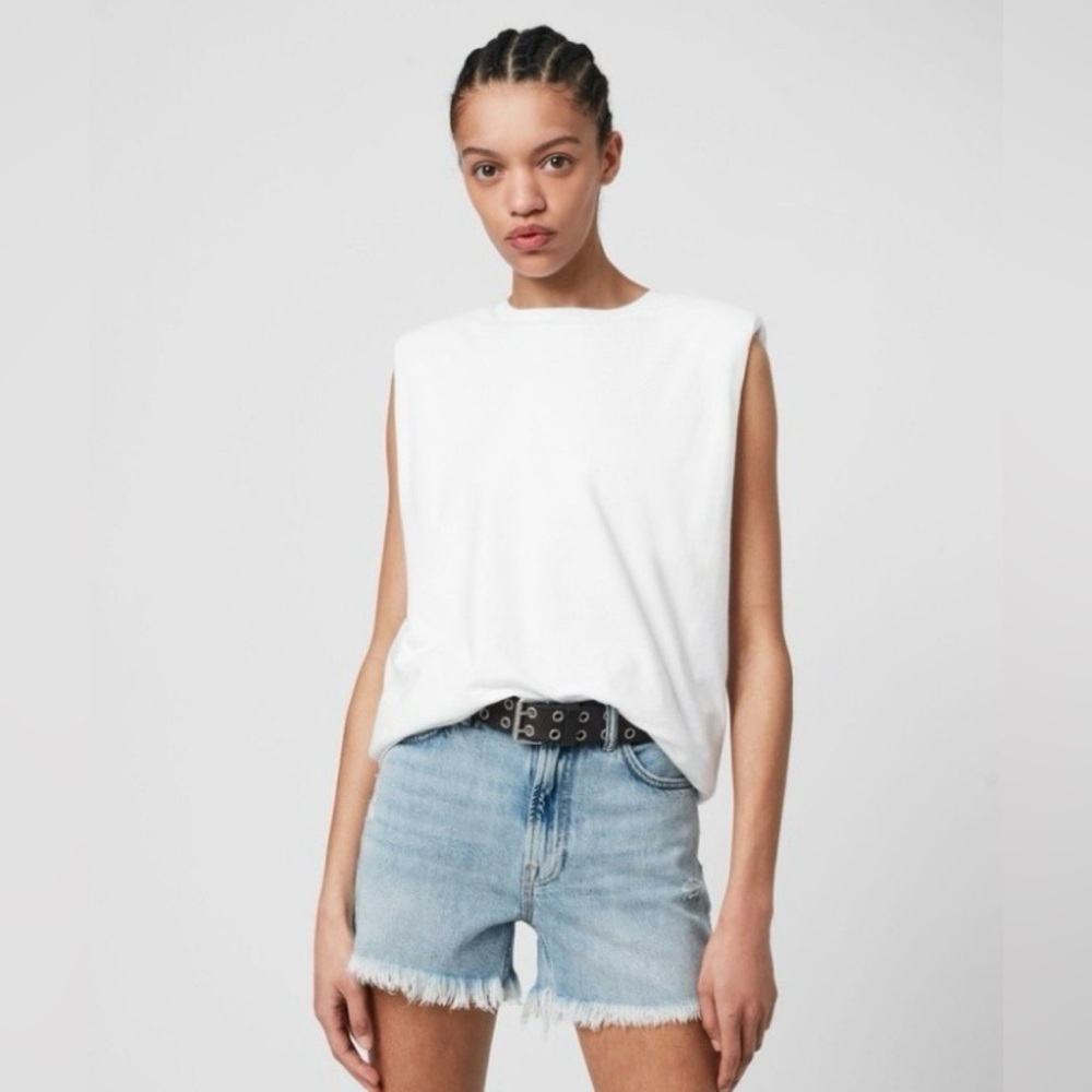 AllSaints Coni Tank White M New